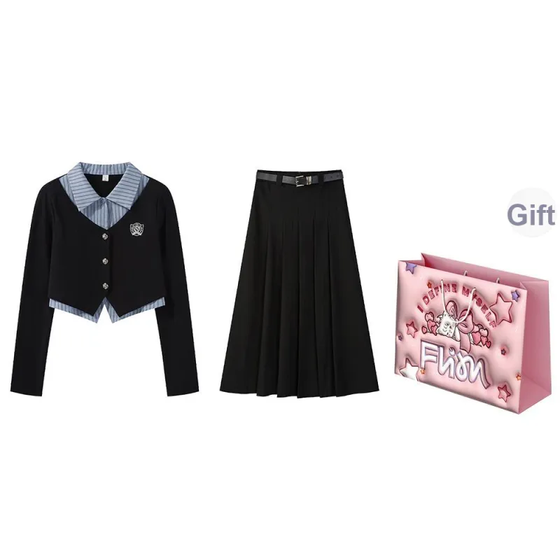FLIM Two Piece Skirt Sets Women's-14