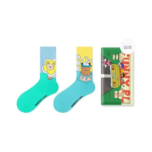 PL Носки Crew Унисекс 1 Пачка Сумка для покупок Смешанный цвет