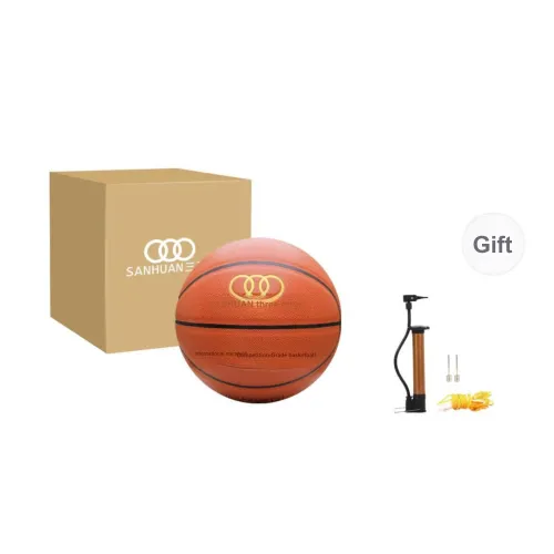 THREEHUAN PU Basketball Brown Size 7 Training Unisex