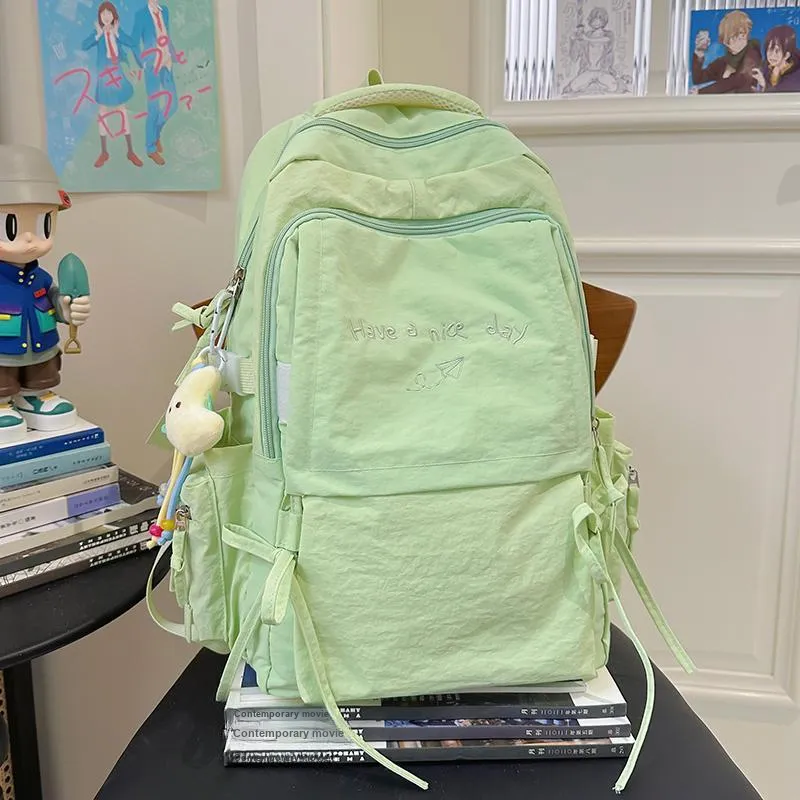 Parker Bear Nylon Backpack Regular Unisex Multicolor-13