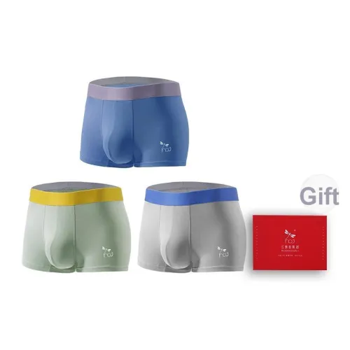 RED DRAGONFLY Хлопок Трусы Мужские 3 Пачки Подарочный Набор Коробка