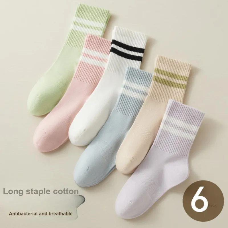 H YXIANG Mid Calf Socks Women's-11