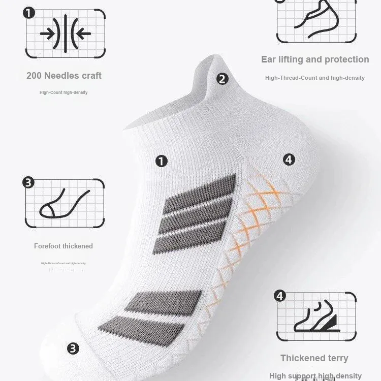 Gentle Welcome Basketball Socks Men's 6 Pack-3