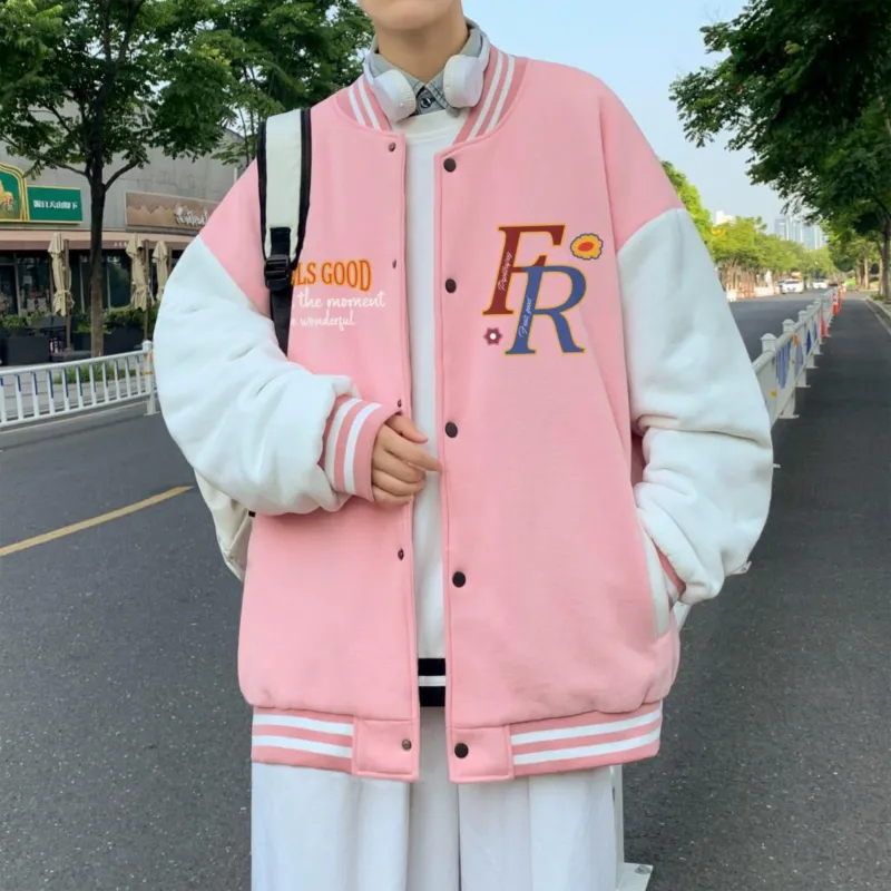 Pepe The Frog Baseball Jacket Unisex-11