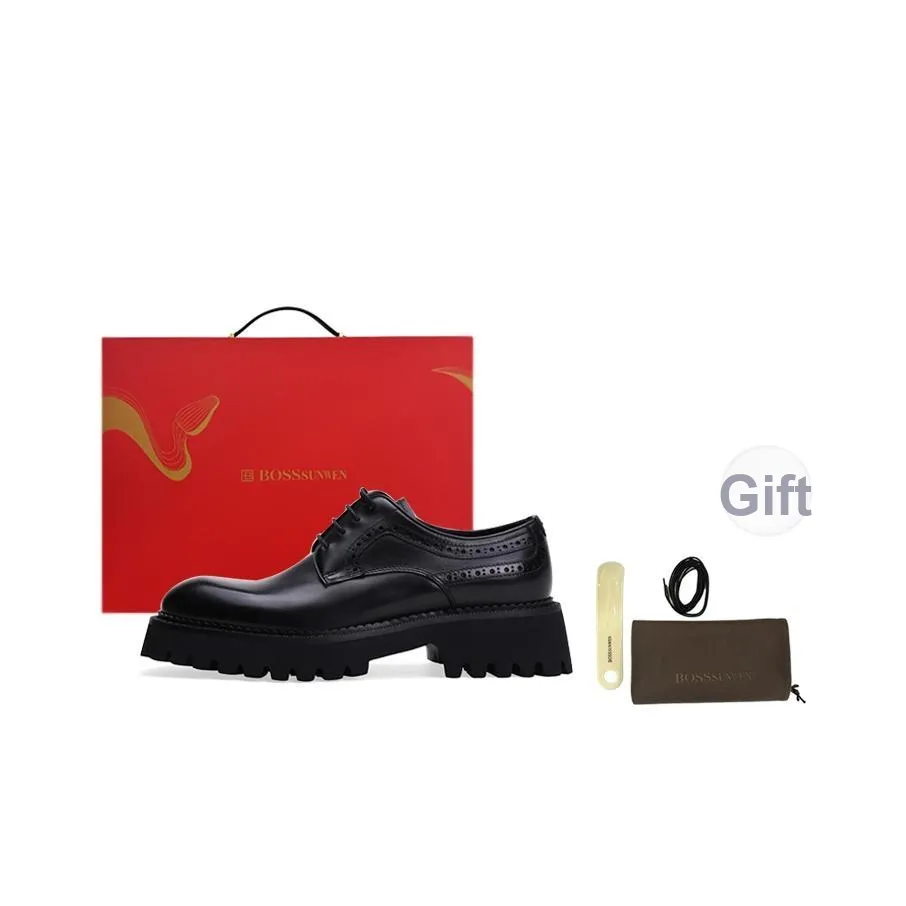 BOSSSUNWEN Dress Shoes Men's Black