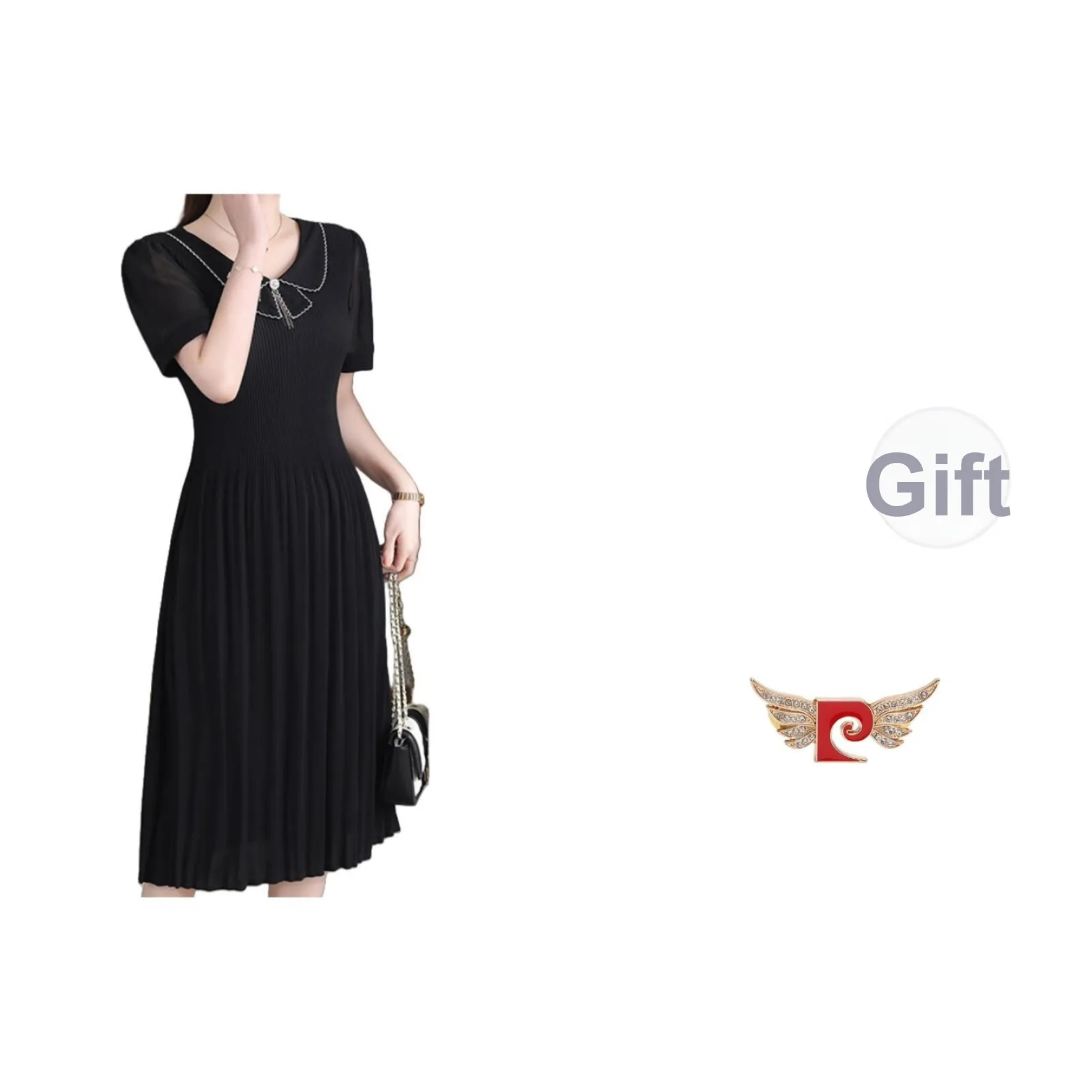 PIERRE CARDIN Короткий рукав Платье Женское