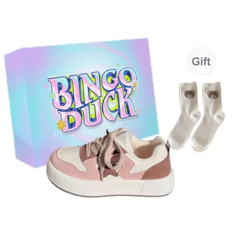 BINGO DUCK Skateboard Shoes Women's Pink