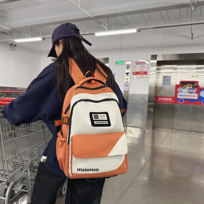 GEERDUN Nylon Backpack Unisex Multicolor-6