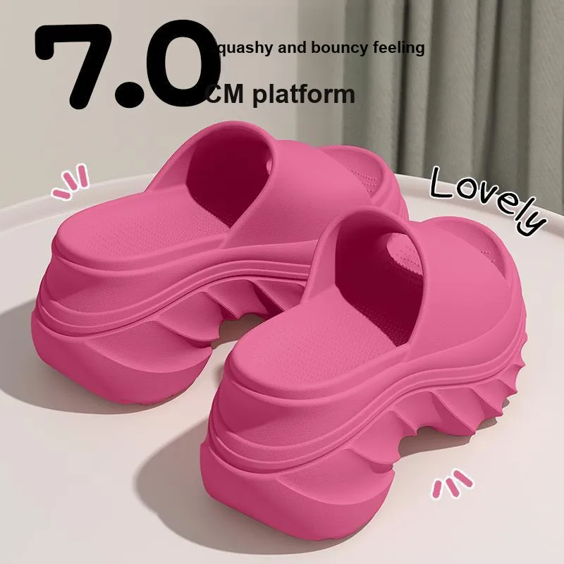 LUNNIFEIYA Seaside Beach Height Increasing Sandal Black, Khaki, Rose Red, Desert Tan, Multiple Styles-6