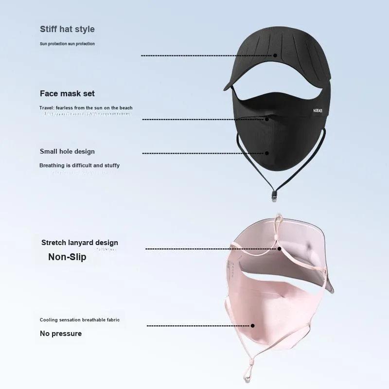 YUZHAOLIN Lightweight Sun Protection Masks Unisex-4