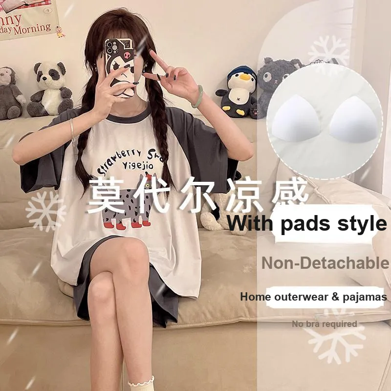 OUSHIBO Pajama Set Women's Image Color-2