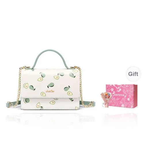 JUST STAR Synthetic Leather Small Square Bag, Crossbody, One Shoulder Handbag Regular Women's Avocado Green