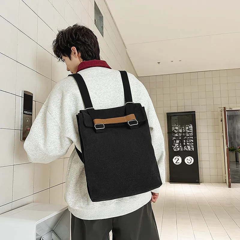 Wenpercy Canvas Bag, Double Shoulder Bag Regular Unisex Multicolor-1
