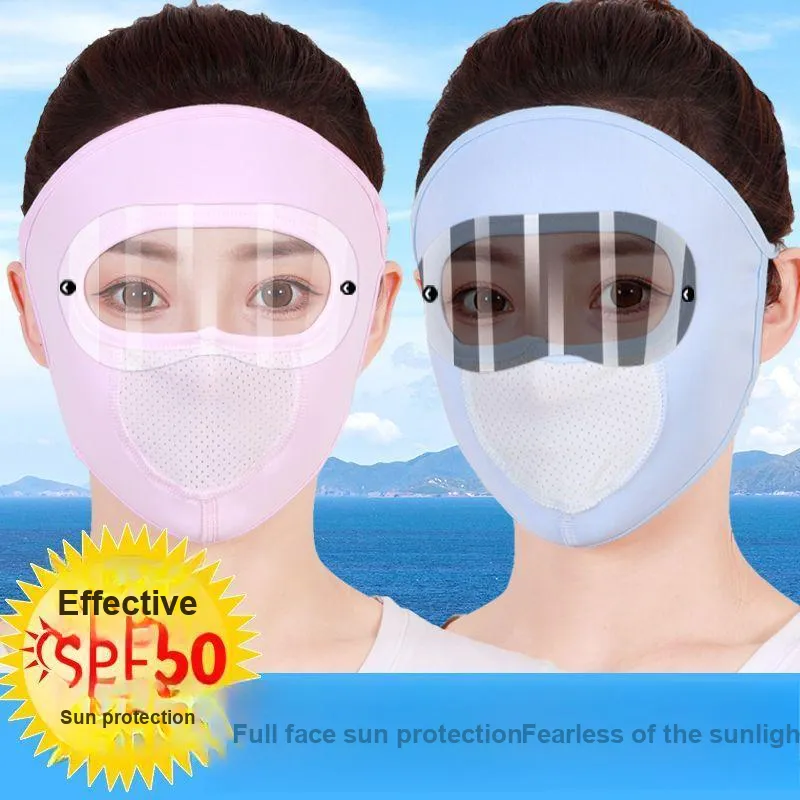 MOREMERRY Polyester Sun Protection Masks Unisex-3