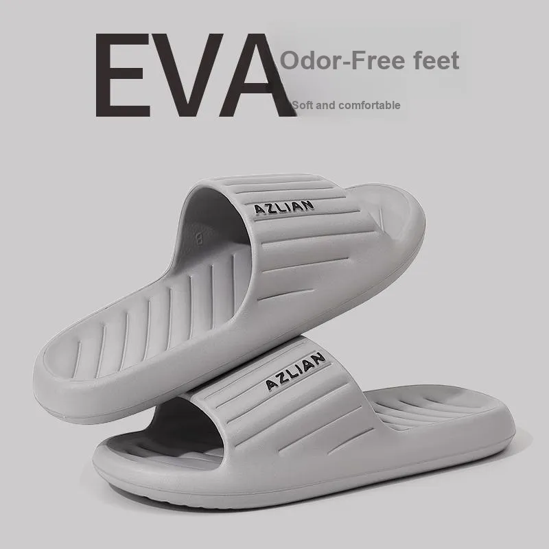 Foot Recreation Summer Squashy And Bouncy Feeling Soft Soled Indoor Bathroom Bathing Slip Resistant Home Slippers-2