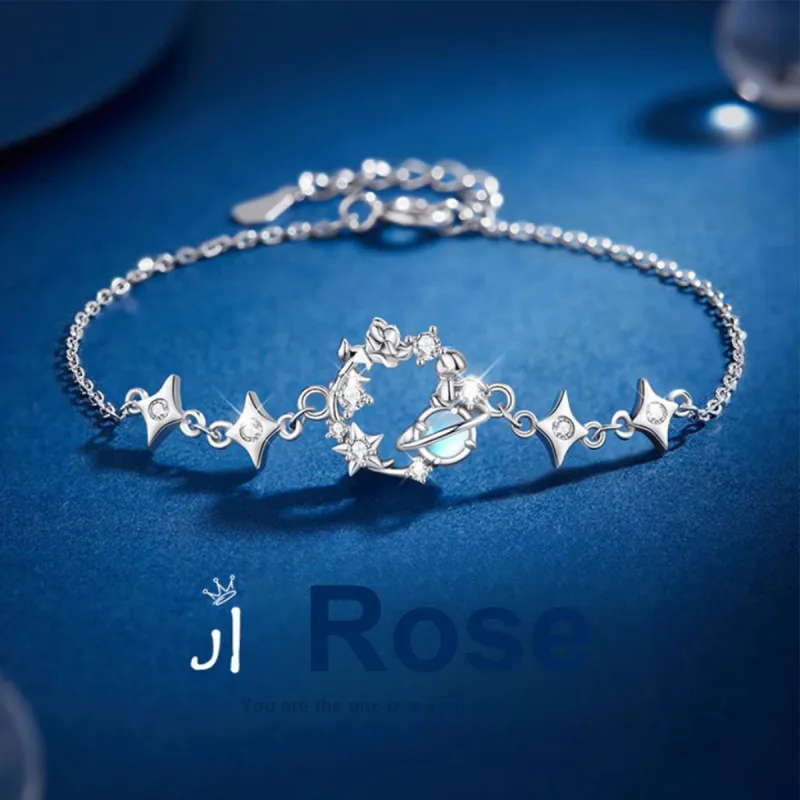 CHUVORA Wedding 925 Sterling Silver Anniversary Bracelet Women's-2