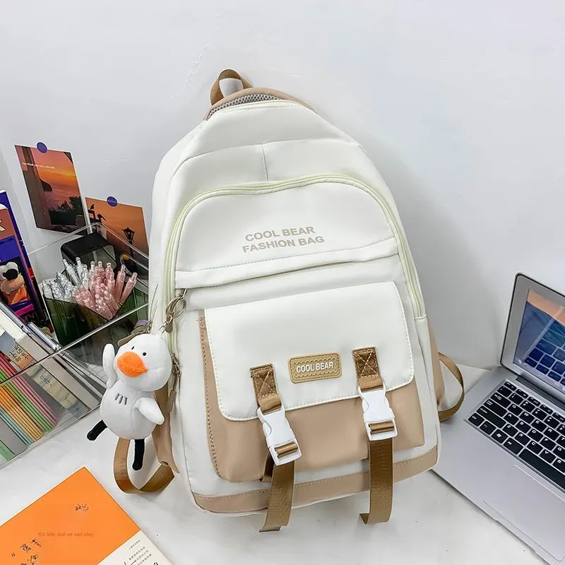 Yalu Nylon Backpack Unisex Multicolor-5