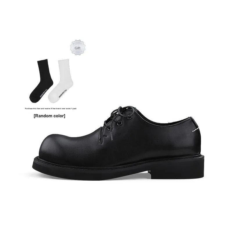 HANQIAORIJI Rakura Series Men's Casual Shoes Unisex Low-Top Black
