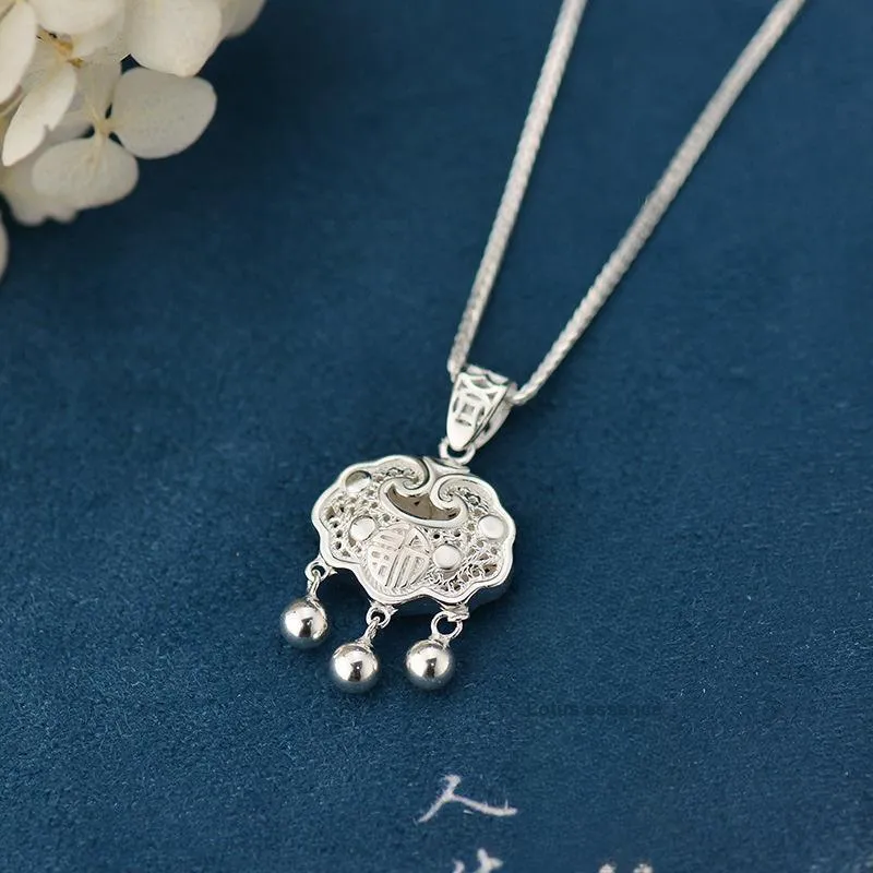 BMK S990 Silver Necklaces Women's-3