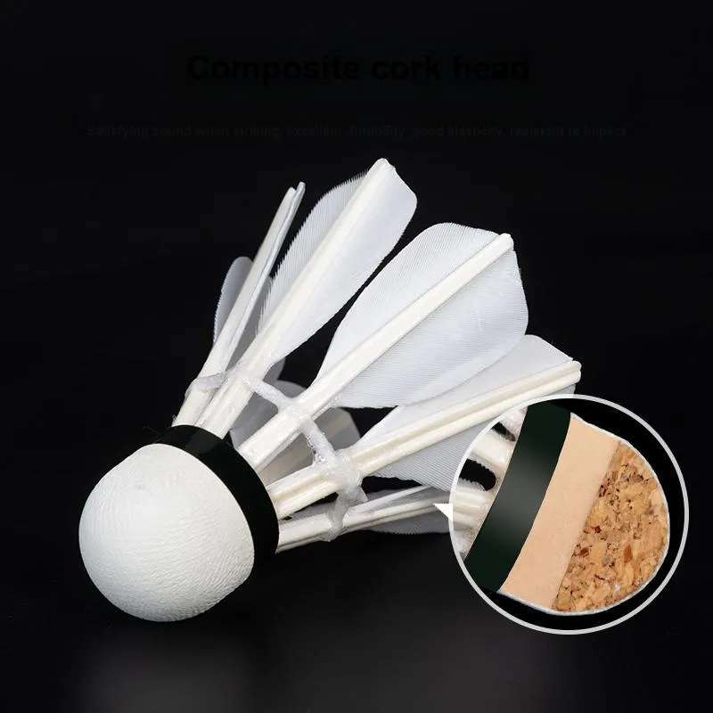 VICTOR FZ11 Goose Feather Shuttlecock 12 Pack Goose Feather Amusement Shuttlecocks-2