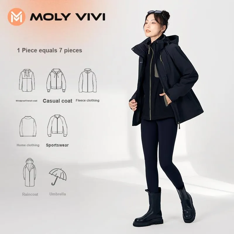 MOLY VIVI Soft Shell Coat Unisex-92