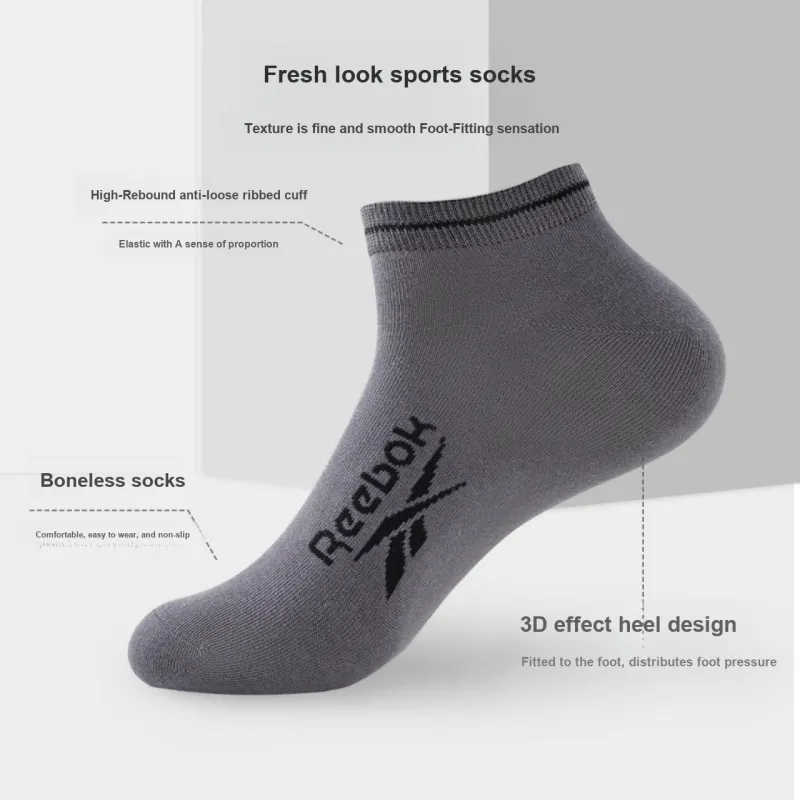 Reebok No Show Socks Unisex 5 Pack-2