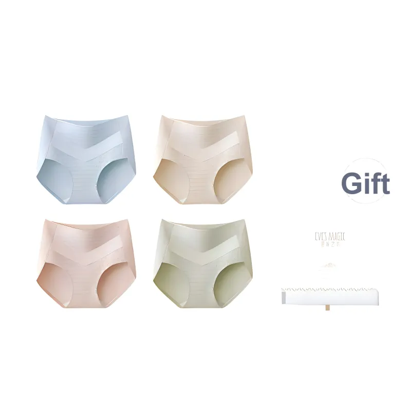 XIA.WA.ZHI.XIU Underpants Women's Shopping Bag 4 Pack-4
