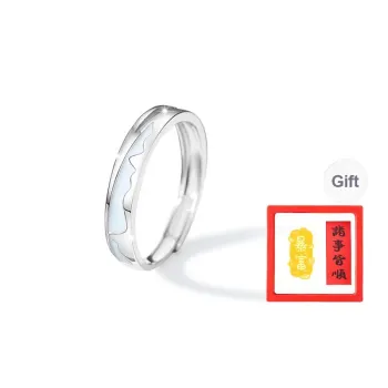 Chongqing Gold Store S925 Silver Rings Unisex