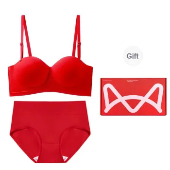 MIIOW Underwear Set Women's Gift Box Set Red