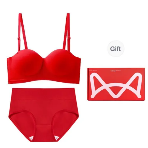 MIIOW Underwear Set Women's Gift Box Set Red