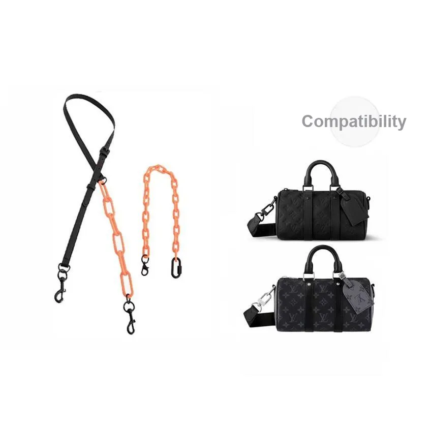 Luxury Care Artisan Workshop Акриловая Сумка Ремешок Женский Оранжевый Черный