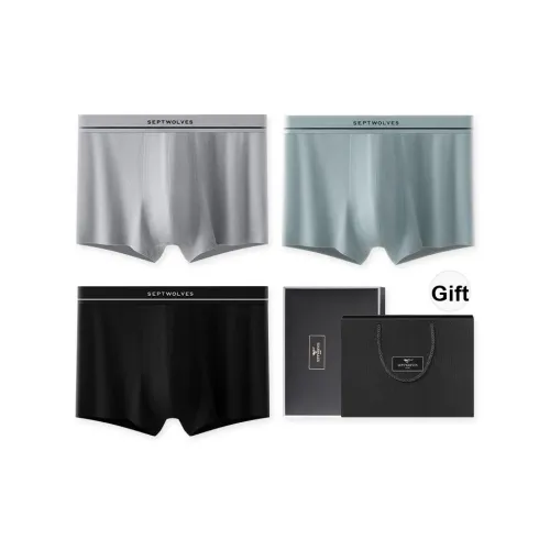 SEPTWOLVES Мужское нижнее белье подарочная коробка 3 штуки