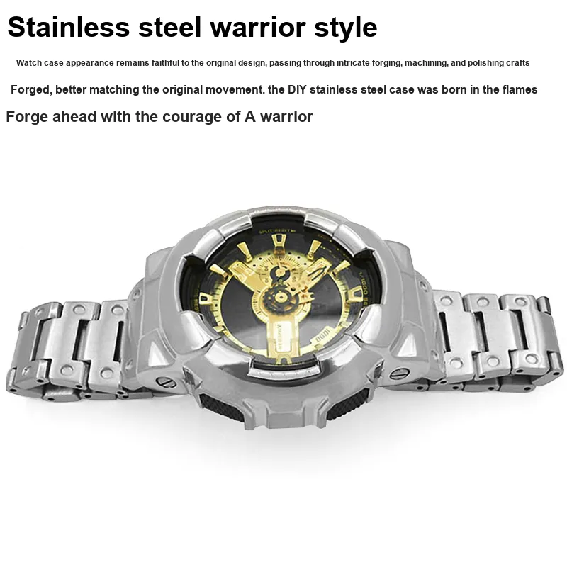 Keppot Black Gold Black Warrior Collection GA 110 GA 100 GA 120 GA 140 Watch Cases Unisex-15