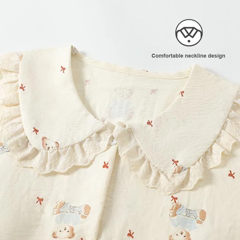 YUZHAOLIN Pajama Set Women's Apricot-1