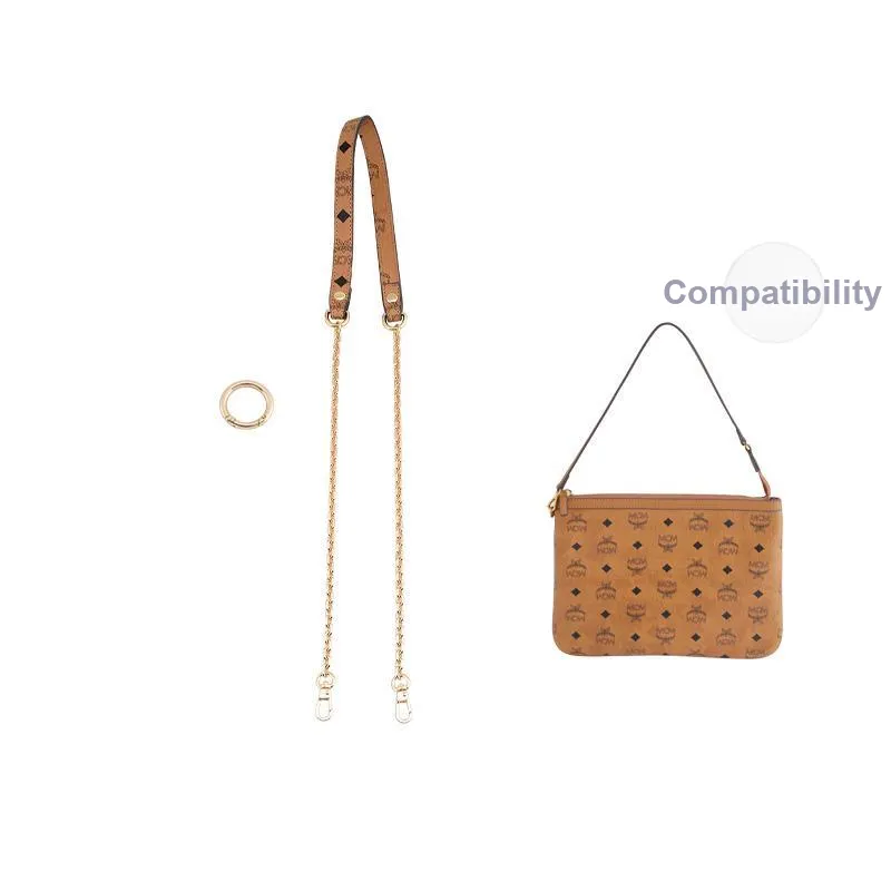 Jingxi Microfiber Alloy Metal Metal & Interface Bag Strap Replacement Metal Chain Bag Shoulder Strap Women's Gold-Tone