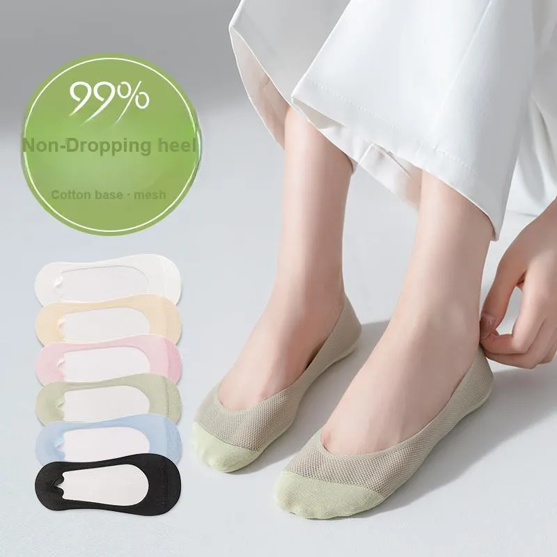 Top Melon No Show Socks Women's 5 Pack-32