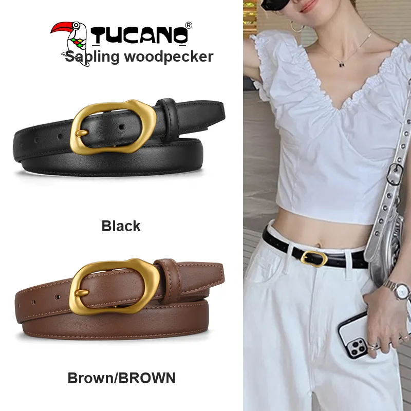 TUCANO Cow Leather Belts Women's 2.5cm-1