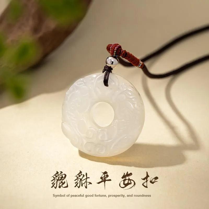 Encounter Gift Chalcedony Jade Necklaces Women's-1