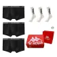3-Pack Box Included (Black 3)+(White 3)
