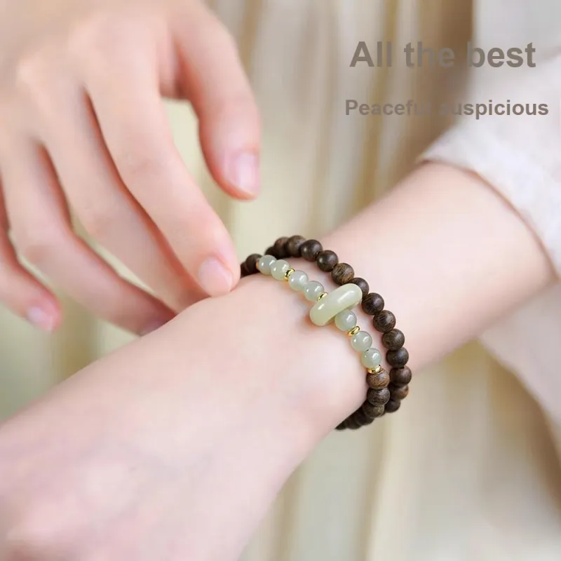 DALONG Aromatic Agarwood Bracelets Unisex-6