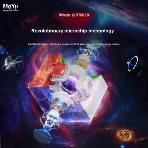 MoYu THREE Stage Magnetic Magnetic LEVITATION Кубики Рубика Гладкий Твист Развивающие игрушки