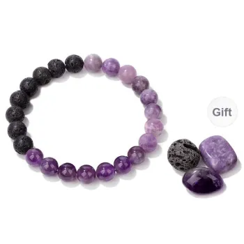 CIROCCO Colored Glaze Jade Bracelets Unisex