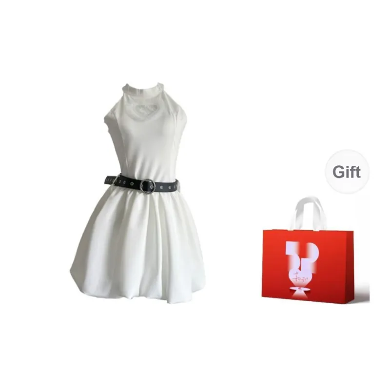 BEAUTIFUL CONFESSION Sleeveless Dress Women's White-6
