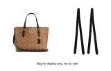 Black Mollie Tote Shoulder Strap Style 1 (Two Pieces)