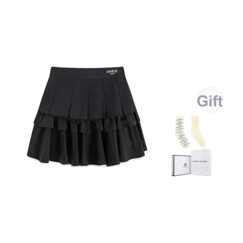 Charlie Luciano Повседневные короткие юбки Женские Черный