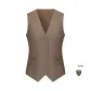 Khaki Vest+Brooch