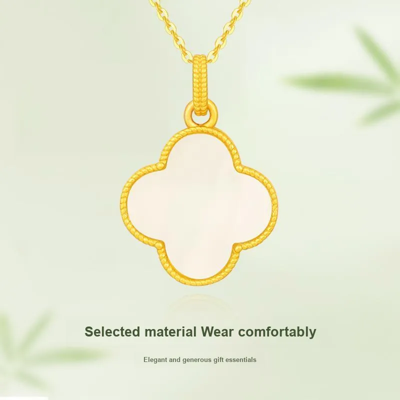 JINLIUFUJIXIANG Hetian Jade Necklaces White Jade/Pale Greenish White Jade Women's-4