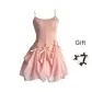 (Ice Pink Litchi+Bowknot Hair Tie) Comes with