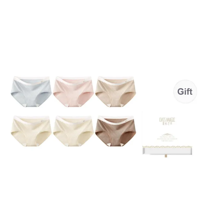 XIA.WA.ZHI.XIU Underpants Women's Shopping Bag 6 Pack-25