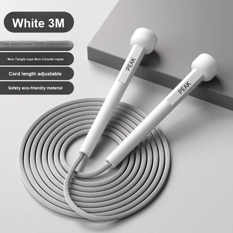 PEAK Aerobic Fat Reduction Non Countable Jump Ropes Fitness Crowd Handle Material PVC 3M-5